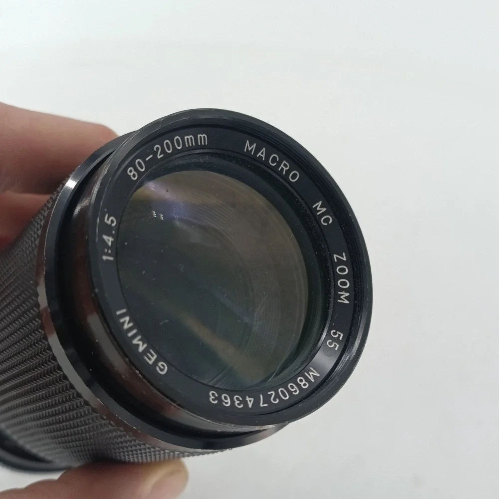 Gemini 80-200mm f/4.5 Macro MC Zoom Lens Minolta MD Mount Japan M8602743563 r22